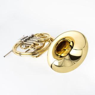 Yamaha YHR-671D - F/Bb Double French Horn - Yellow Brass - Detachable Bell - Lacquered Finish