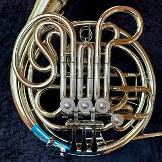Yamaha YHR-872NDU - F/Bb Double French Horn - Nickel Silver - Detachable Bell - Unlacquered Finish (No Case Included)