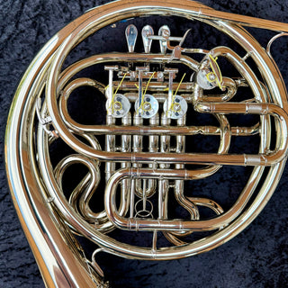 Yamaha YHR-872NDU - F/Bb Double French Horn - Nickel Silver - Detachable Bell - Unlacquered Finish (No Case Included)