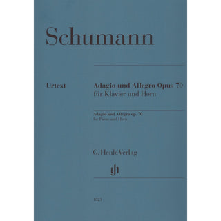 Adagio and Allegro, Op. 70 for Horn and Piano by Robert Schumann, Urtext Edition - Houghton Horns