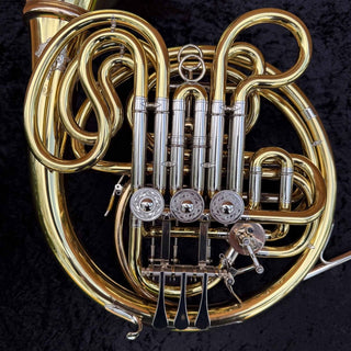 Alexander 103 - F/Bb Double French Horn - Hand Hammerd Bell with Garland - Detachable Bell - Unlacquered Finish - Serial : 31287 (Pre - Owned) - Houghton Horns