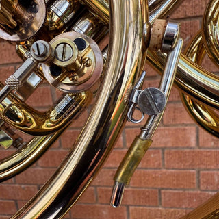 Alexander 103 - F/Bb Double French Horn - Hand Hammered Bell with Garland - Detachable Bell - Unlacquered Finish - Serial : 31287 (Pre - Owned) - Houghton Horns