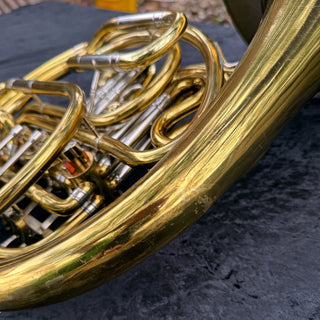 Alexander 103 - F/Bb Double French Horn - Yellow Brass - Fixed Bell - Lacquered Finish - Serial : AD54 (Pre - Owned) - Houghton Horns