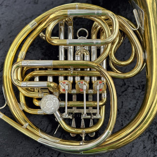 Alexander 103 - F/Bb Double French Horn - Yellow Brass - Fixed Bell - Lacquered Finish - Serial : AD54 (Pre - Owned) - Houghton Horns