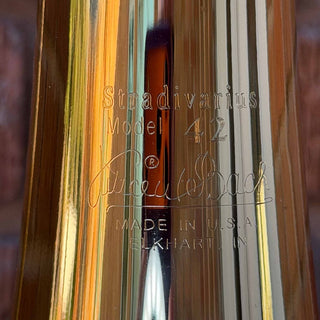 Bach Stradivarius Model 42BO Tenor Trombone with Rotary F Attachment - Serial : 65533 - 203895 (Pre - Owned) - Houghton Horns