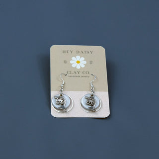 Hey Daisy Clay Co. - French Horn Earrings