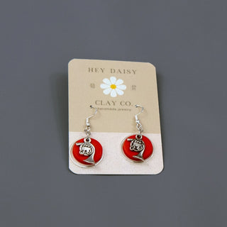 Hey Daisy Clay Co. - French Horn Earrings