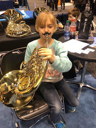 Brasstache Clip-on Mustache for Brass Mouthpieces
