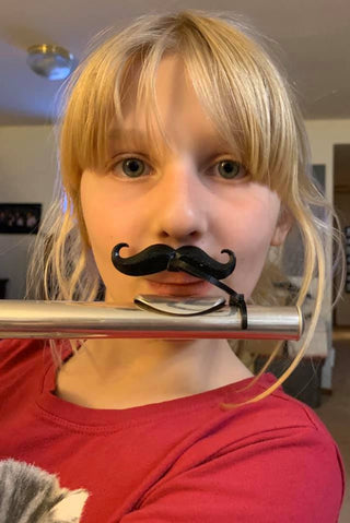 Brasstache Clip - on Mustache for Brass Mouthpieces - Houghton Horns