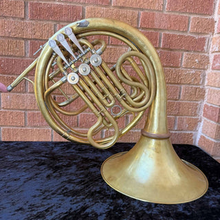 C.F. Schmidt - F/Bb Double French Horn - Yellow Brass - Serial : 38393 (Pre - Owned) - Houghton Horns
