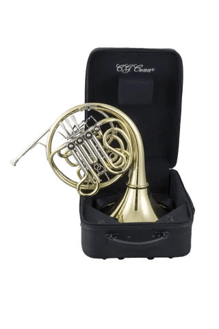C.G. Conn 11DNS - F/Bb Double French Horn - Yellow Brass - Detachable Bell - Lacquered Finish - Houghton Horns