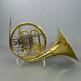 C.G. Conn 11DNSUL - F/Bb Double French Horn - Yellow Brass - Detachable Bell - Unlacquered Finish - Houghton Horns
