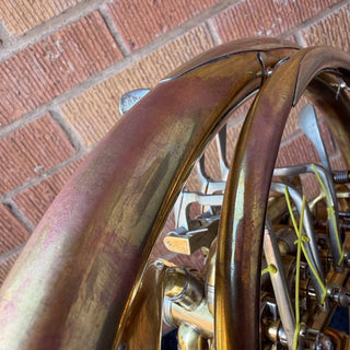 C.G. Conn 6D - F/Bb Double French Horn - Fixed Bell - Unlacquered Finish - Serial : 37198170 (Pre - Owned) - Houghton Horns