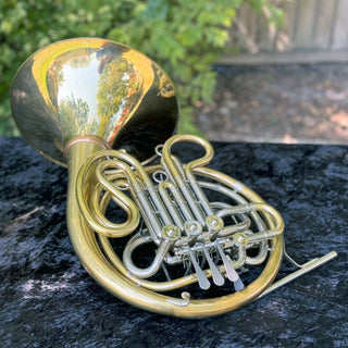 C.G. Conn 6D Professional F/Bb Double Horn - Detachable Bell, Unlacquered - Demo - Houghton Horns