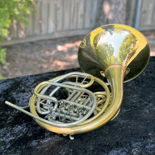 C.G. Conn 6D Professional F/Bb Double Horn - Detachable Bell, Unlacquered - Demo - Houghton Horns