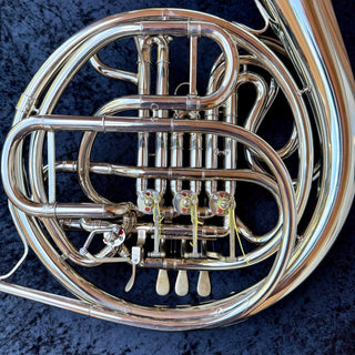 C.G. Conn 8D - F/Bb Double French Horn - Nickel Silver - Detachable Bell - Lacquered Finish - Serial : 254555 (Pre - Owned) - Houghton Horns