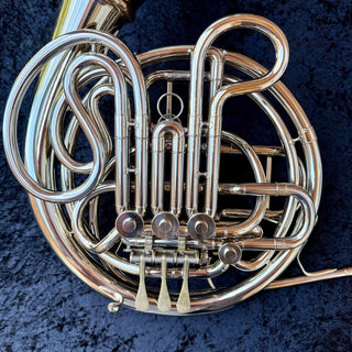 C.G. Conn 8D - F/Bb Double French Horn - Nickel Silver - Detachable Bell - Lacquered Finish - Serial : 254555 (Pre - Owned) - Houghton Horns
