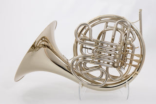 C.G. Conn 8D - F/Bb Double French Horn - Nickel Silver - Fixed Bell - Lacquered Finish - Houghton Horns