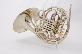 C.G. Conn 8D - F/Bb Double French Horn - Nickel Silver - Fixed Bell - Lacquered Finish - Houghton Horns
