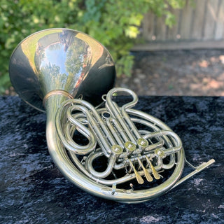 C.G. Conn 8D Professional F/Bb Double Horn - Detachable Bell, Unlacquered - Serial #: 656959 (Demo) - Houghton Horns