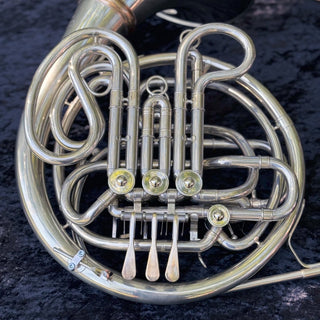 C.G. Conn 8D Professional F/Bb Double Horn - Detachable Bell, Unlacquered - Serial #: 656959 (Demo) - Houghton Horns