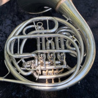 C.G. Conn 8D Professional F/Bb Double Horn - Detachable Bell, Unlacquered - Serial #: 656959 (Demo) - Houghton Horns