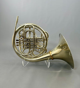 C.G. Conn 8DSUL - F/Bb Double French Horn - Nickel Silver - Detachable Bell - Unlacquered Finish - Houghton Horns