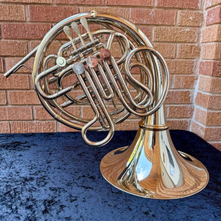 Conn 8D - F/Bb Double French Horn - Nickel Silver - Detachable Bell - Lacquered Finish - Serial : 254555 (Pre - Owned) - Houghton Horns