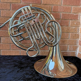 Conn 8D - F/Bb Double French Horn - Nickel Silver - Fixed Bell - Lacquered Finish - Serial : 200631 (Pre - Owned) - Houghton Horns
