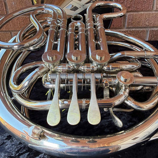 Conn 8D - F/Bb Double French Horn - Nickel Silver - Fixed Bell - Lacquered Finish - Serial : 200631 (Pre - Owned) - Houghton Horns
