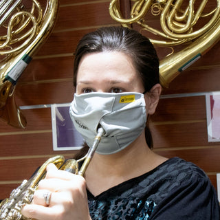 Conn - Selmer Black Face Mask with Slit for Mouthpiece - Houghton Horns
