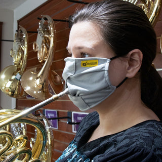 Conn - Selmer Black Face Mask with Slit for Mouthpiece - Houghton Horns