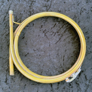 Engelbert Schmid F Vienna Horn - Yellow Brass - Detachable Bell - Unlacquered Finish - Serial : 14143 (Pre - Owned) - Houghton Horns