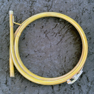 Engelbert Schmid F Vienna Horn - Yellow Brass - Detachable Bell - Unlacquered Finish - Serial #: 14143 (Pre-Owned)