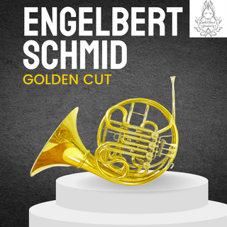 Engelbert Schmid "Golden Cut" - F/Bb Double French Horn - Yellow Brass - Detachable Bell - Unlacquered Finish