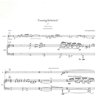 Evening Reveries for Horn and Piano by Usamah Mustafa - Houghton Horns