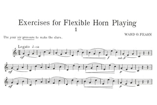 Exercises for Flexible Horn Playing by Ward Fearn - Houghton Horns