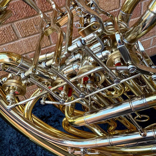 Finke Brendan - F/Bb/High F Triple French Horn - Yellow Brass - Detachable Bell - Lacquered Finish - Serial : 3903 (Pre - Owned) - Houghton Horns