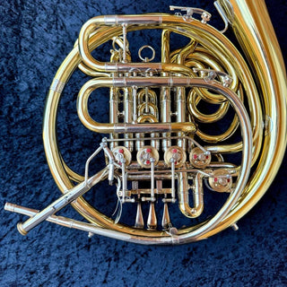 Finke Brendan - F/Bb/High F Triple French Horn - Yellow Brass - Detachable Bell - Lacquered Finish - Serial : 3903 (Pre - Owned) - Houghton Horns