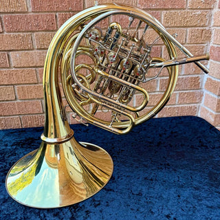 Finke Brendan - F/Bb/High F Triple French Horn - Yellow Brass - Detachable Bell - Lacquered Finish - Serial : 3903 (Pre - Owned) - Houghton Horns