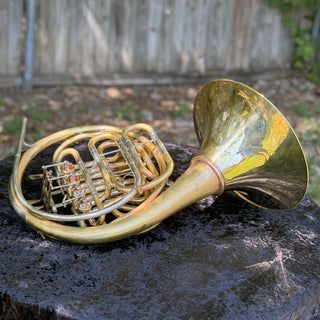 Finke Europa ML Double Horn - Serial #: 11707 (Pre - Owned) - Houghton Horns