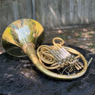 Finke Europa ML Double Horn - Serial #: 11707 (Pre - Owned) - Houghton Horns