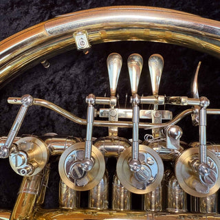 Finke Legacy Model 65 - F/Bb Double French Horn - Yellow Brass - Detachable Bell - Unlacquered Finish - Houghton Horns