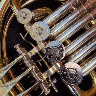 Finke Legacy Model 65 - F/Bb Double French Horn - Yellow Brass - Detachable Bell - Unlacquered Finish - Houghton Horns