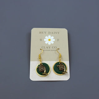 Hey Daisy Clay Co. - French Horn Earrings - Houghton Horns