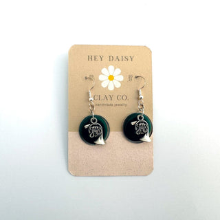 Hey Daisy Clay Co. - French Horn Earrings - Houghton Horns