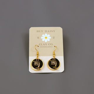 Hey Daisy Clay Co. - French Horn Earrings - Houghton Horns