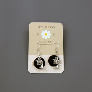 Hey Daisy Clay Co. - French Horn Earrings - Houghton Horns