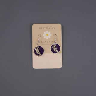 Hey Daisy Clay Co. - Trumpet Earrings - Houghton Horns