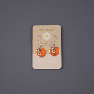 Hey Daisy Clay Co. - Trumpet Earrings - Houghton Horns